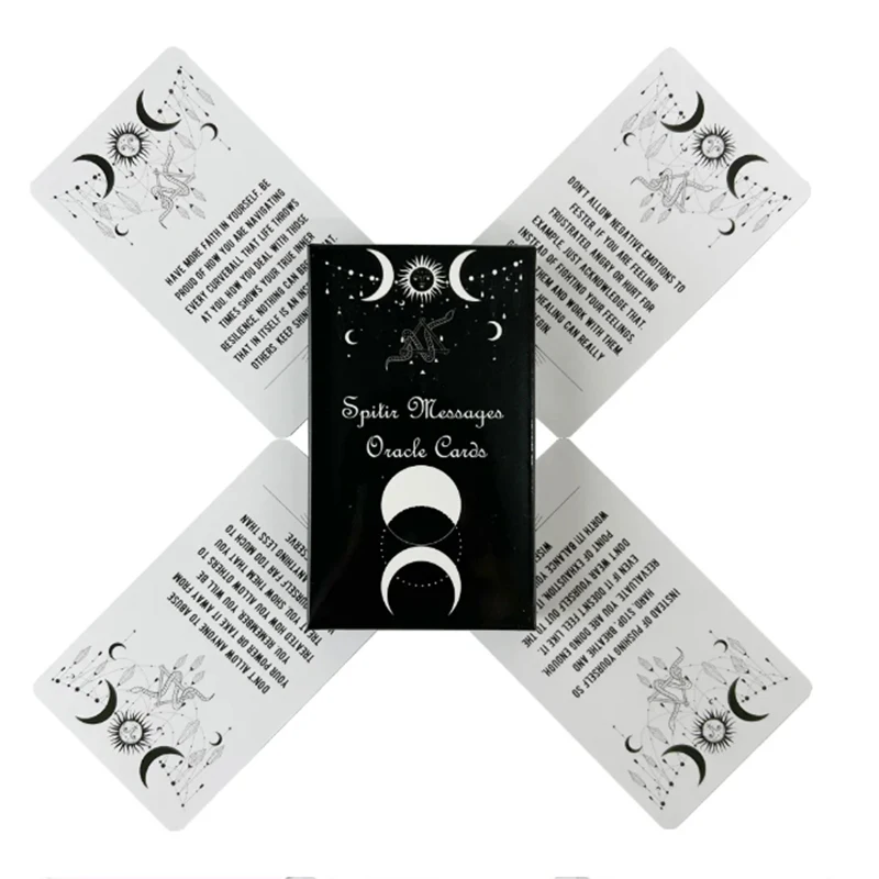 

Spirit Message Oracle Cards A 54 Tarot Cards English Version For Fortune-telling Party Board Game Card Deck Divination Fate