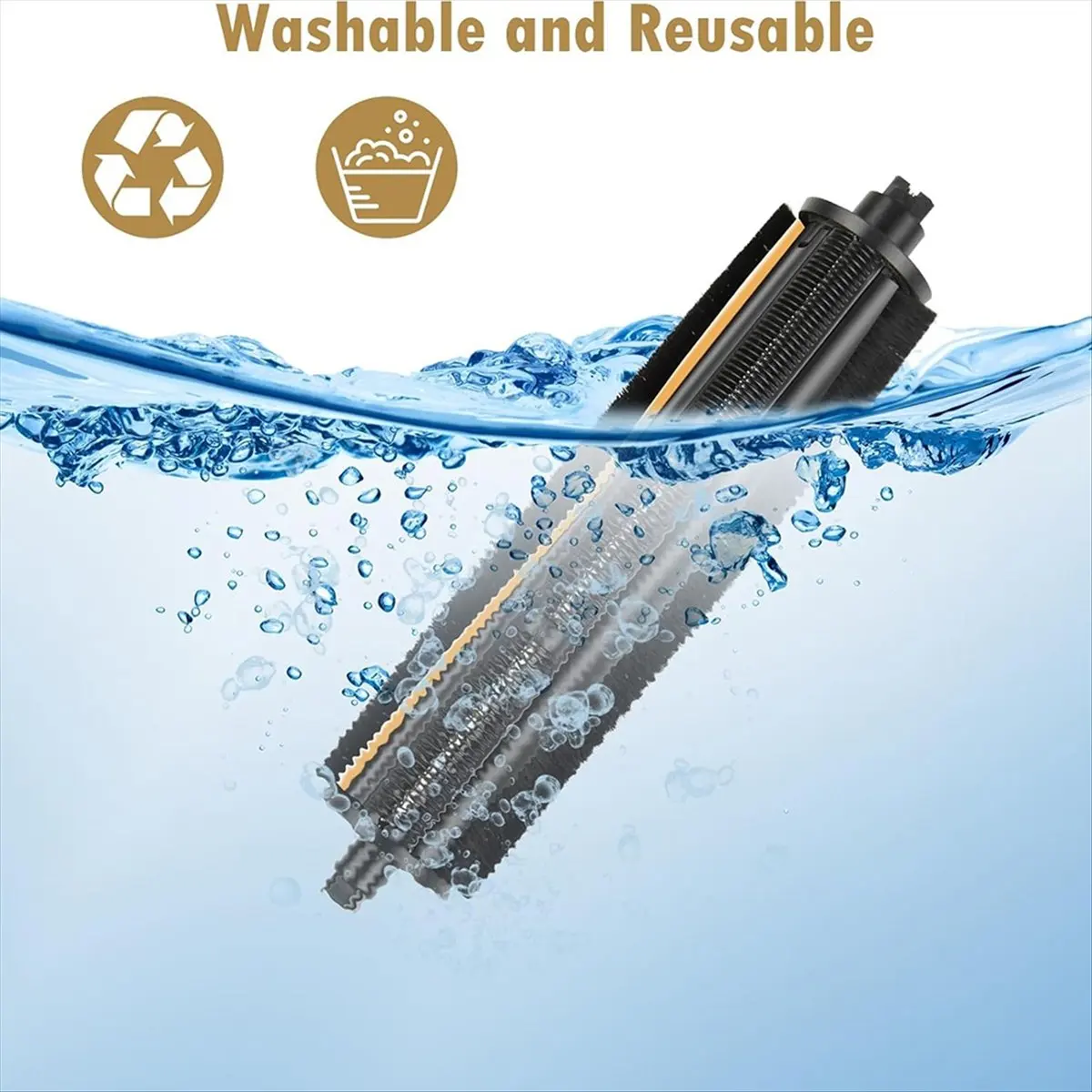 Tri-Cut-Bürstenersatz für X40 Ultra, L20 Ultra, L10s Ultra, L10s Pro Ultra, L40 Ultra, X30 Ultra Roboterstaubsauger-ABWO