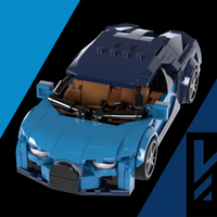 357PCS Bugattises Supercars Chiron Inspired Supercar Detailed Moc diy Model Building Block Birthday Toy Gift for Car Enthusiasts