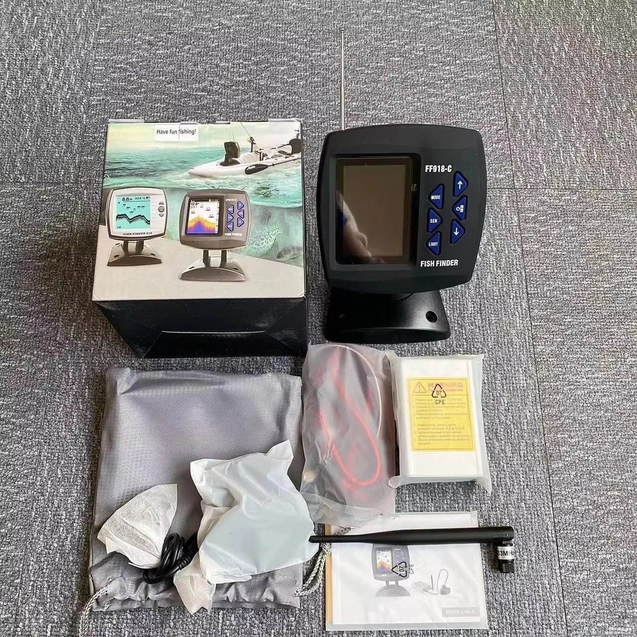 （Seller's Recommended）Wireless Boat Sonar Fishing Finder for Fishing