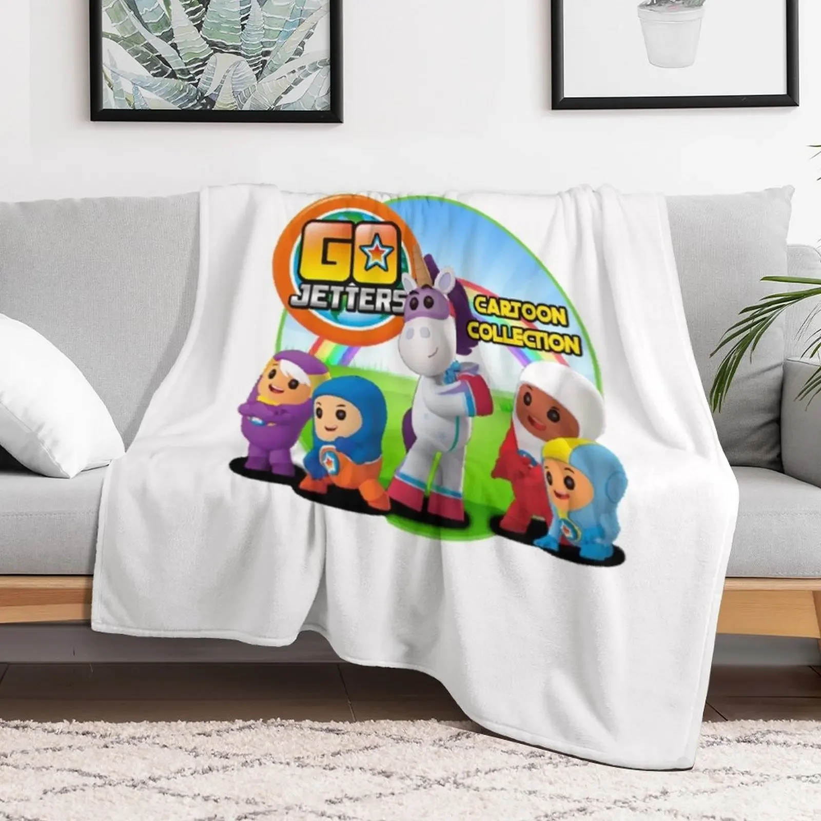 Go Jetters Throw Blanket warm winter blankets and throws Blankets