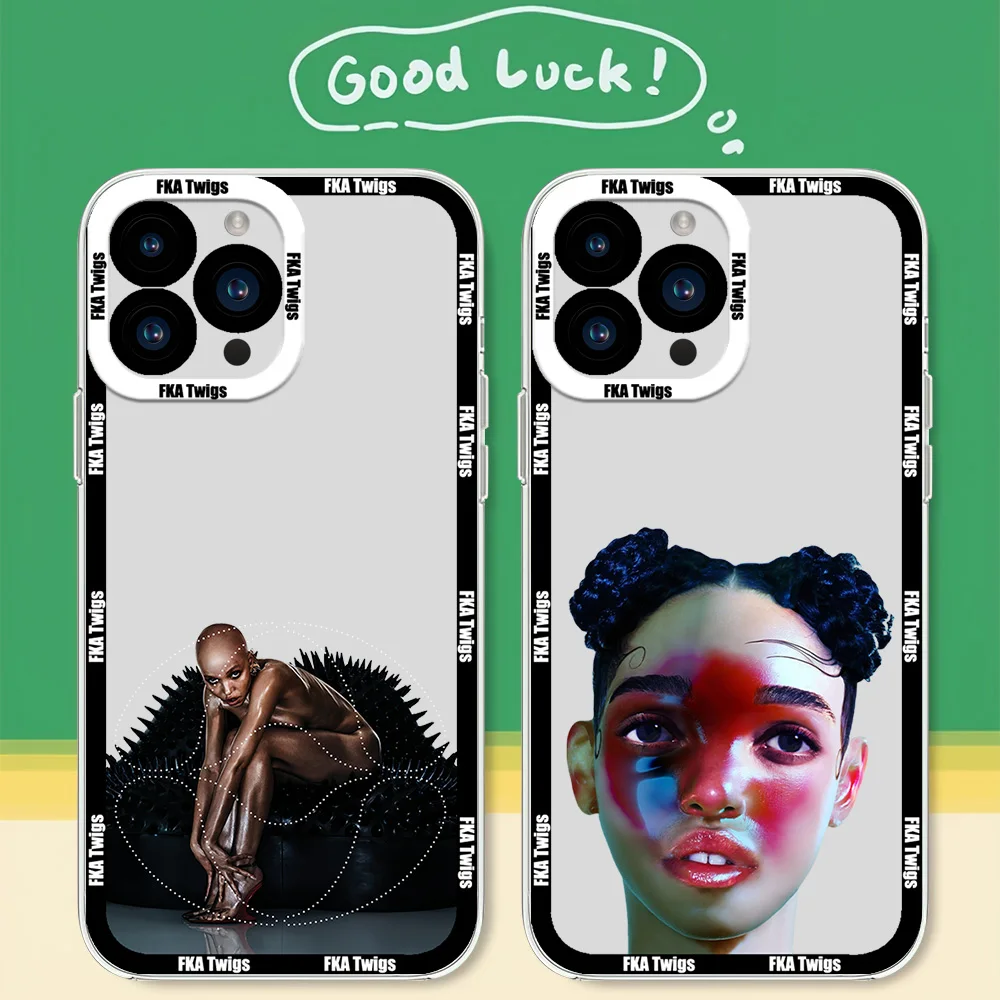 Singer FKA Twigs Perfect Stranger For iphone 11 12 13 14 15 16 Mini Plus Pro Max Transparent Shell