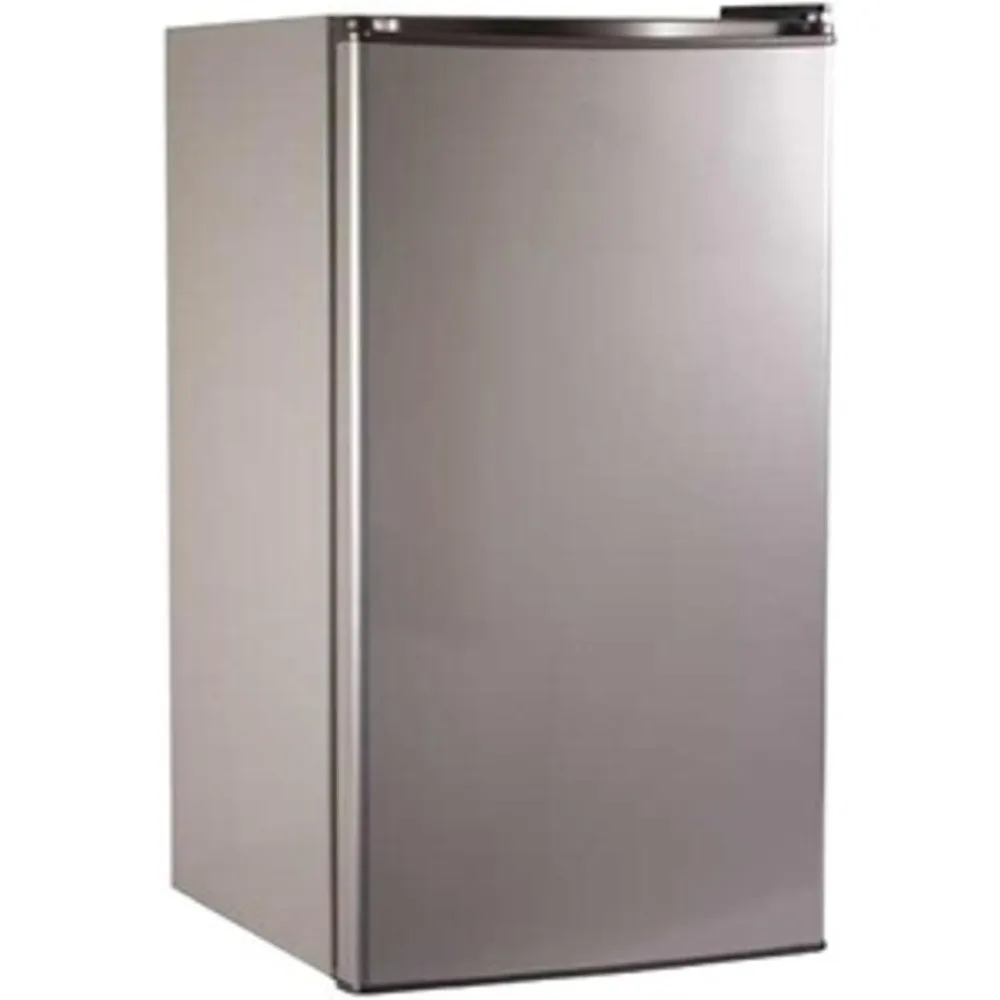 Compact Refrigerator Energy Star Single Door Mini Fridge with Freezer, 3.2 Cubic Ft Gray refrigerators  camping  refrigerators