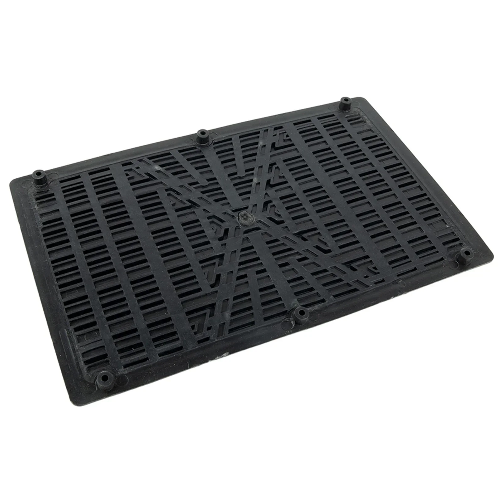 Car Floor Black Carpet Pad Heel Foot Mat  Universal PVC Car Foot Carpet Pad Heel Mat Pedal Patch Cover Mat Anti Skid Pedal Screw