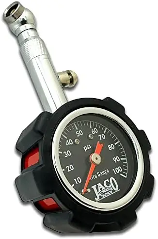 

JACO Deluxe 100 PSI Tire Pressure Gauge – Accurate & Durable