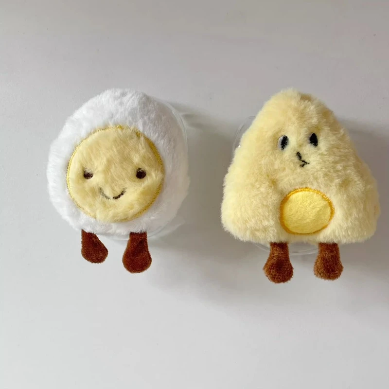 Plush Egg Cute Airpods Max Headphone Case Custom Cartoon Protective Earphone Case Cover  Decoration Headphone Accessories Gift