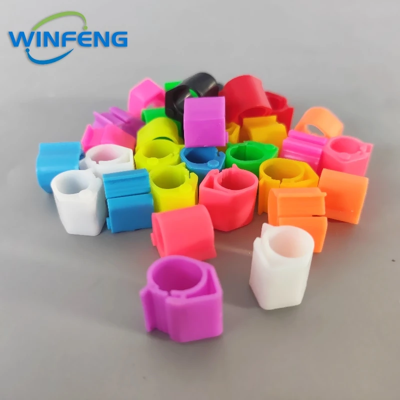 2Pcs/Lot 134.2KHz RFID Pigeon Ring Tag Hitag S256 Foot Band Racing Tags ABS Waterproof for Tracking Management