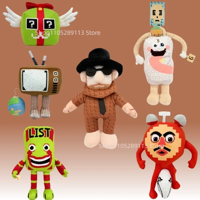 

Новинка! Плюшевая игрушка-кукла Jandel Brainrot: персонаж из Christmas House9 Earth TV. Идеальный подарок для детей на праздники.