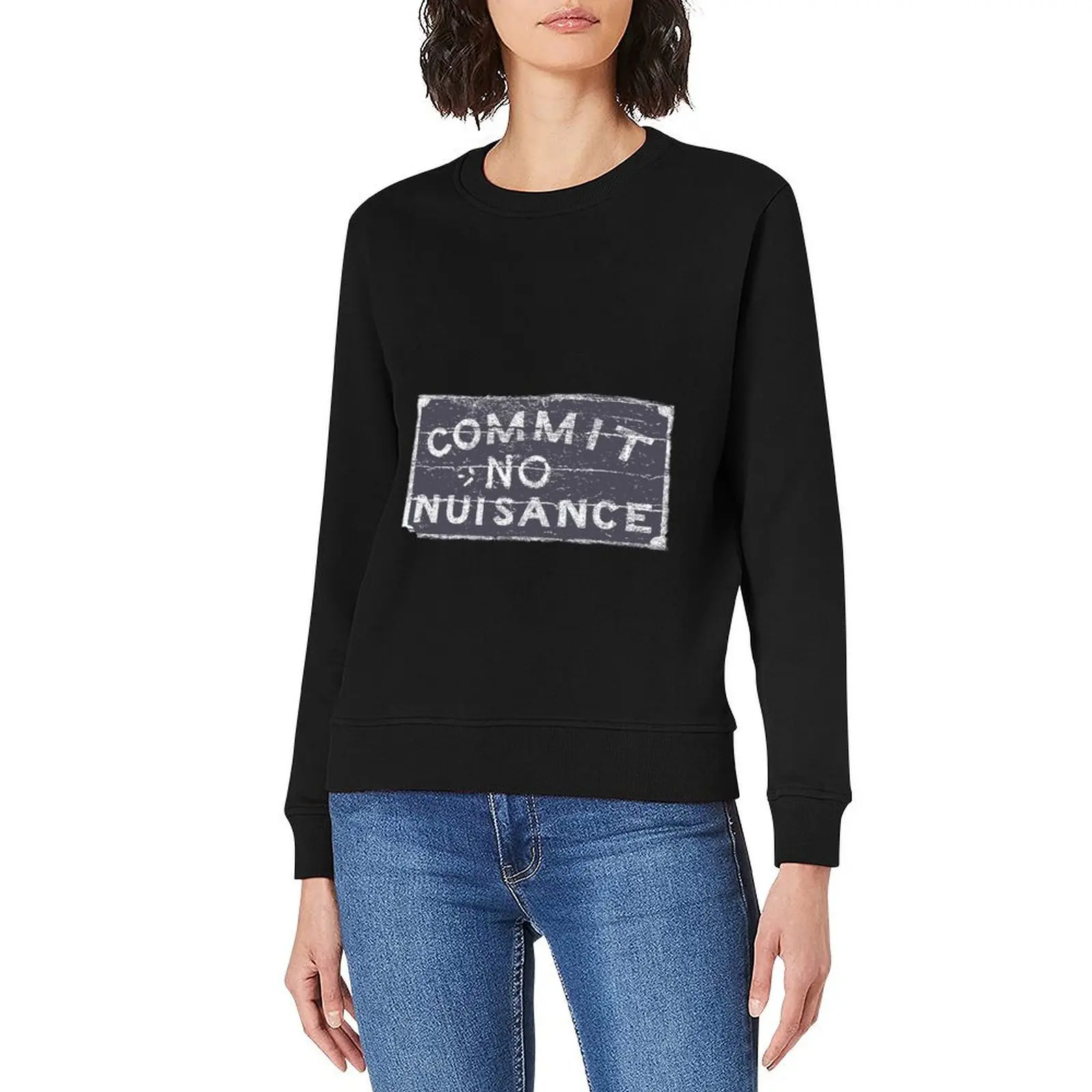 Commit No Nuisance بلوفر رجالي شتوي ملابس جمالية ملابس رياضية ملابس رجالية سويت شيرت رجالي