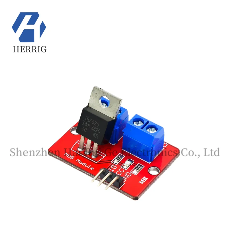 1PCS IRF520 Driver Module, MOS Tube, MOSFET, MCU Driver Module, PWM Regulation, Factory Direct