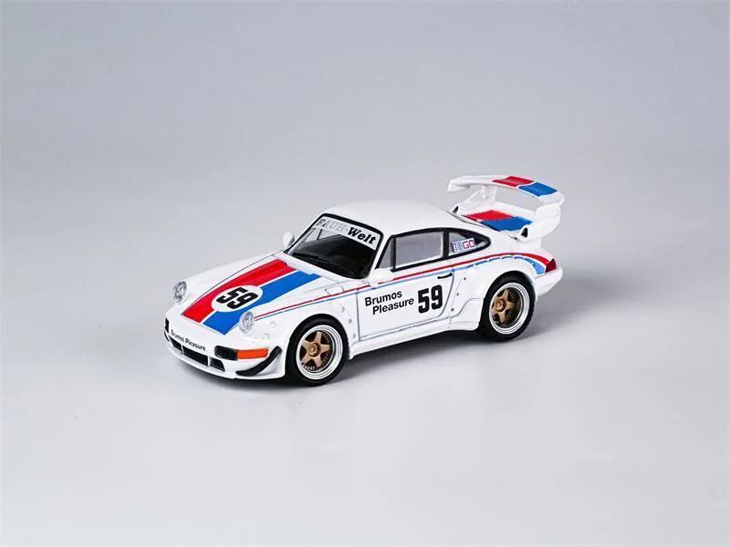 

1:64 Brumos Pleasure RWB964 GT Wing #59 Diecast Collector's Vehicle Model Car
