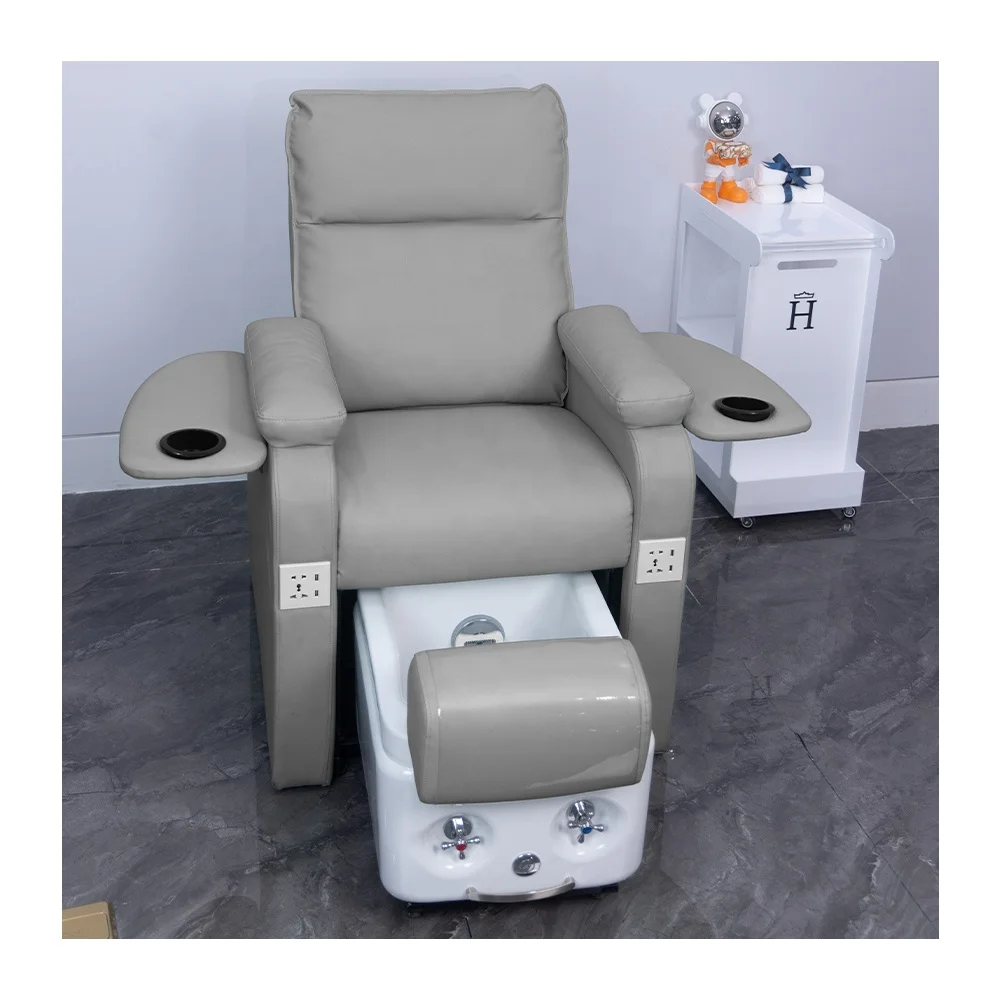 Luxury Modern  Pedicure Chair for Nail Salons Adjustable Spa Footrest Massage Features for Eyelash Living Room