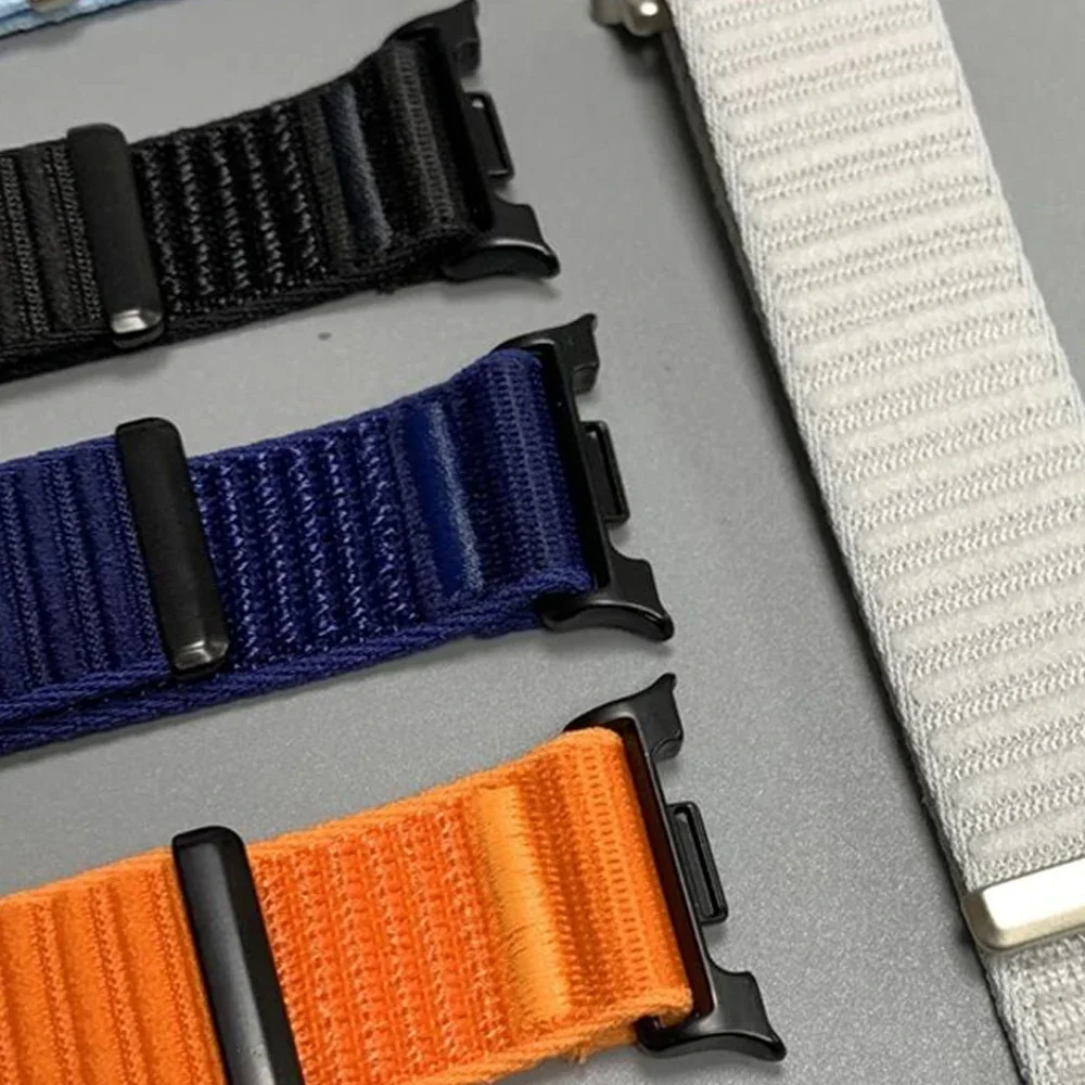 Nylon Braided Strap For Samsung Galaxy Watch 8 Classic 46mm Official Fabric Bracelet Wristband For Galaxy Watch 8 44mm 40mm Belt