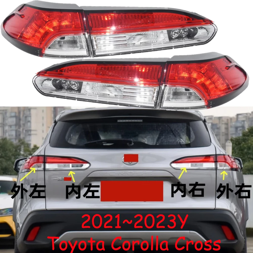 

1pcs car bupmer tail light for Toyota corolla Cross taillight 2022~2023y car accessories DRL fog for Toyota COROLLA rear light