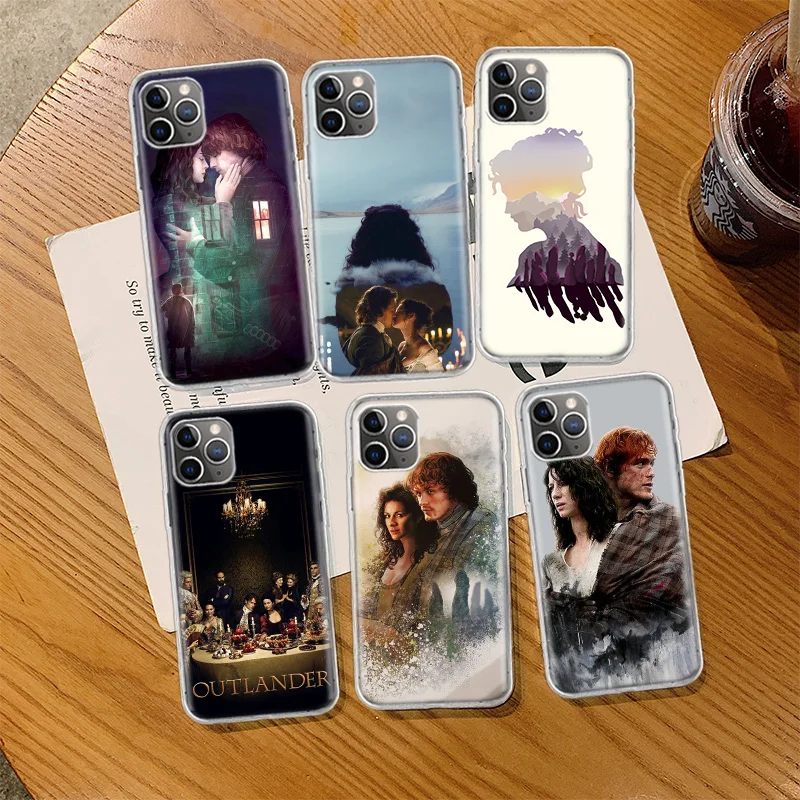 OUTLANDER TV Series Phone Case For Iphone 14 13 15 Pro Max Apple 11 12 Mini X XS XR 16 Plus 6 6S 5 5S Clear Cover Shell