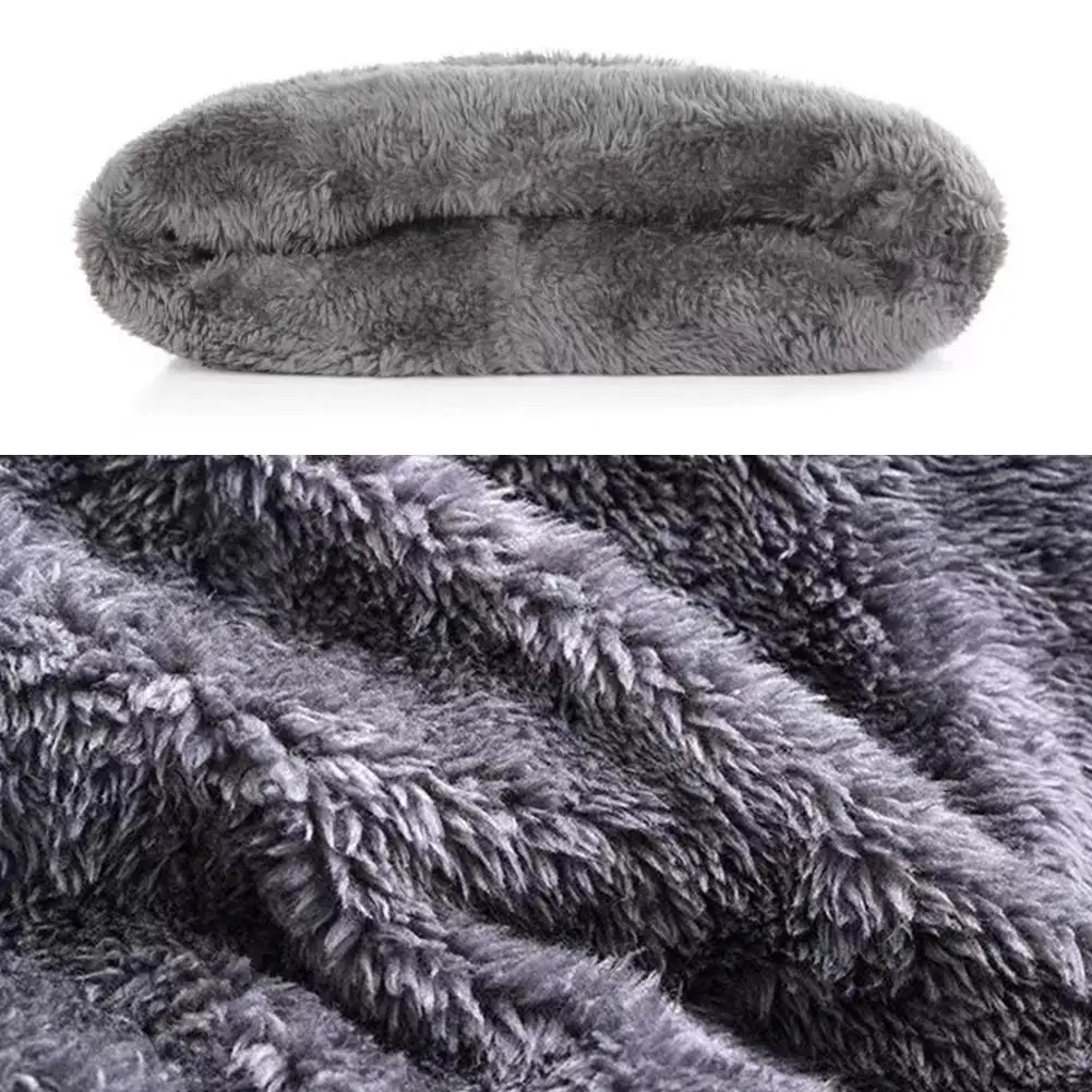 Gorro de inverno com lenços para homens, chapéu de malha, gorro feminino de lã grossa, cachecol de pescoço, balaclava, máscara, chapéus