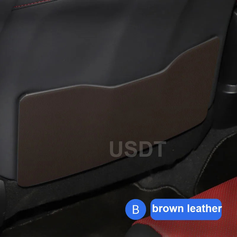 For Lexus ES 2024 2023 2022 2021 2020 2018 Leather Carbon Fiber Sticker Door Anti Kick Cover Protection Mat Door Sill Sticker