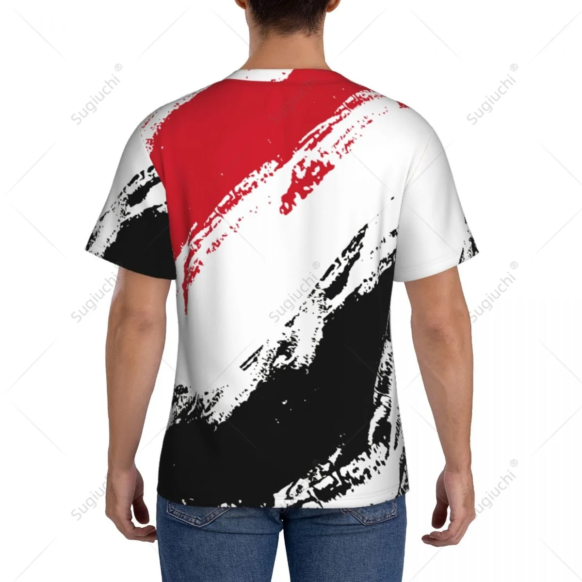 Custom Name Nunber Iraq Flag Color Men Tight Sports T-shirt Women Tees jersey For Soccer Football Fans