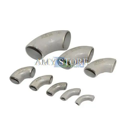 2pcs 27MM Short Radius Butt-Weld Elbow 90 Degree SS304 SUS304 Pipe Fitting