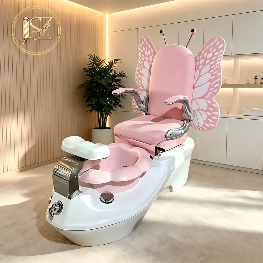 Novel Butterfly Shape Adjustable Recline Chair Special For Kids Manicure Pedicure Salon view 4