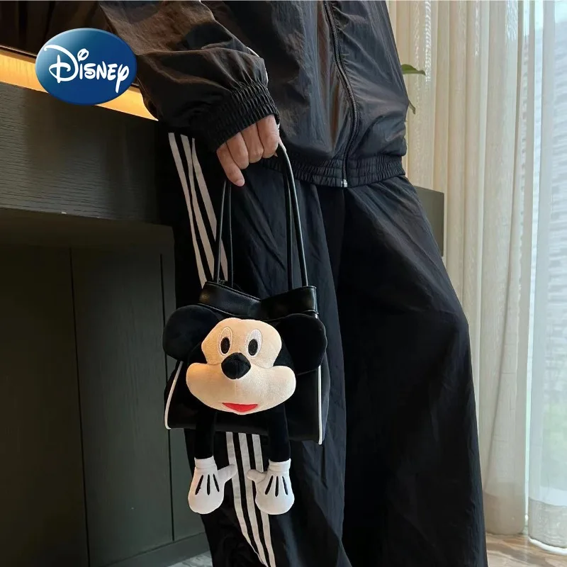 Disney Mickey New Women's Mini Handbag Cartoon Cute Doll Mini Women's Handbag Fashion Casual Luxury Women's Bag High Quality
