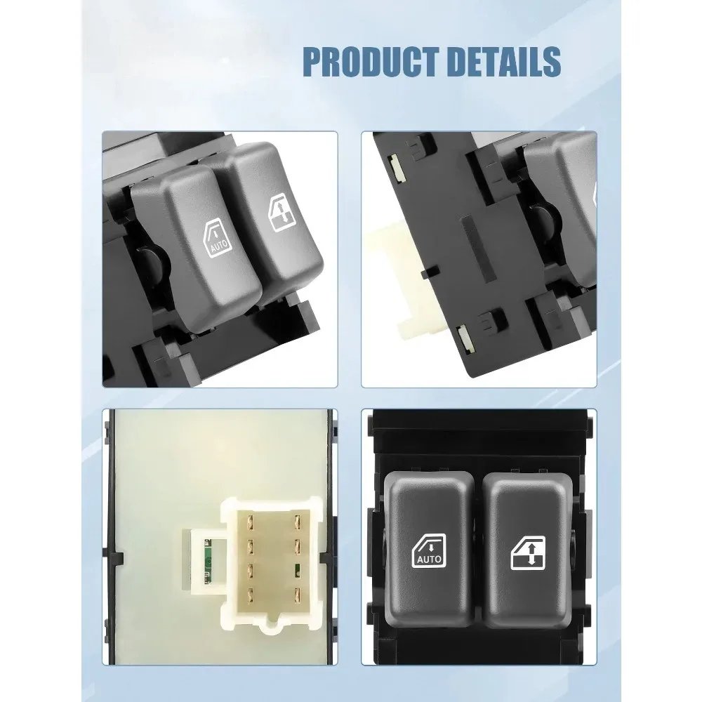 for Chevrolet Express GMC Savana 1996 1997 1998 1999 15728438 Left Driver Electric Window Control Switch Lifter Button Console
