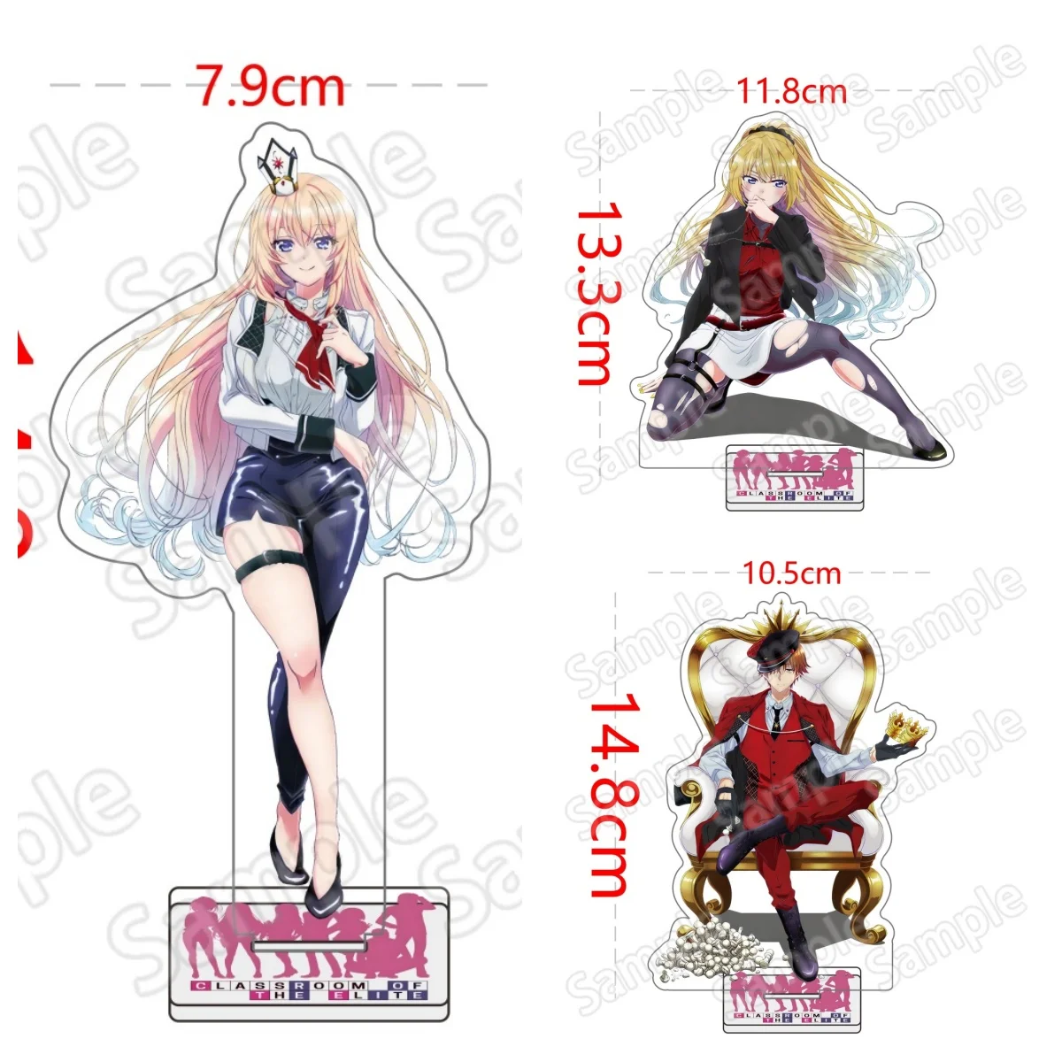Anime Classroom of the Elite 15CM Acrylic Stand keychain Anime Figure Suzune Horikita Nanase Tsubasa Desk Decor Gift For Fans