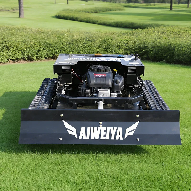 

Customized Track Tank Remote Control Mower Slope Robot Gas Lawn Mower Land Mower