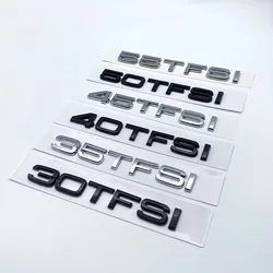 Original 3D Sticker 30 35 40 45 50 TFSI Logo Car Tail Emblem Badge Trunk Decal For Audi A3 A4 A5 A6 A7 A8 Q2 Q3 Q5 Q7 Q8 A1 S3