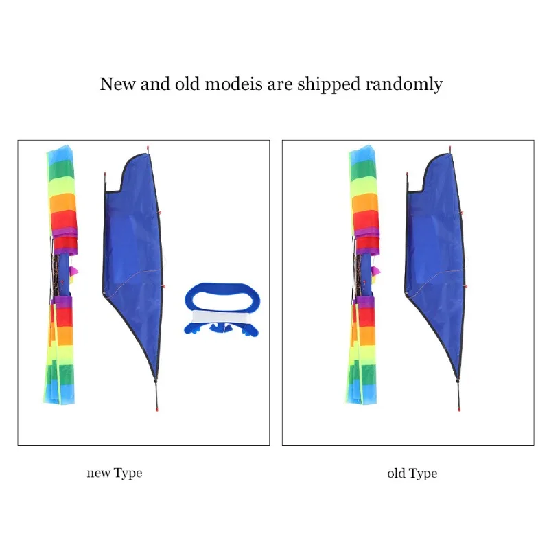 3D enorme arcobaleno barca a vela aquilone volante sport all'aria aperta bambini attività di gioco per bambini