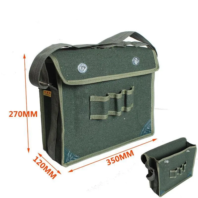 Portable Oxford Cloth Thicken Electrician Repair Tools Storage Crossbody Bag Hardware Repair Kit Cloth Tool Bag