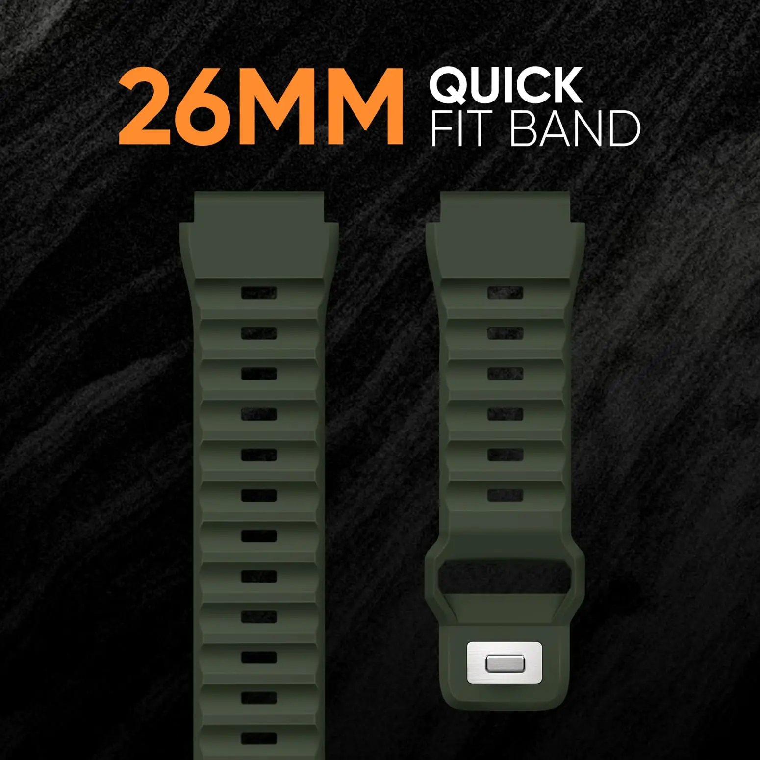 Pasek silikonowy 26 mm do Garmin Fenix8 7X 6X 5X 51mm Descent Mk2 Mk2i Enduro instinct 2S TACTIX DELTA