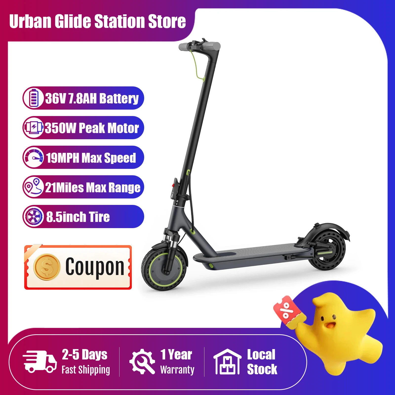 Electric Scooter- 8.5