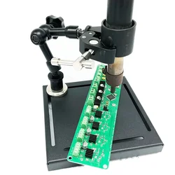 Electric Soldering Iron Desoldering Welding Station Test Tube Clamp Air Gun Bracket DIY