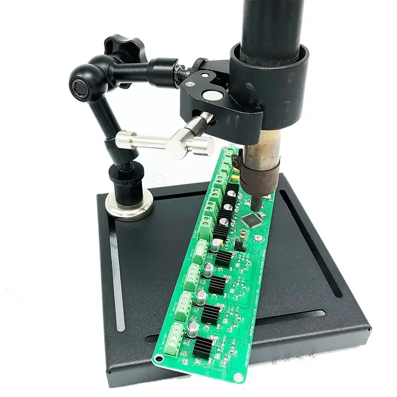Ferro de Solda Elétrica Estação de Solda Dessoldering Braçadeira de Tubo de Teste Suporte de Pistola de ar Diy