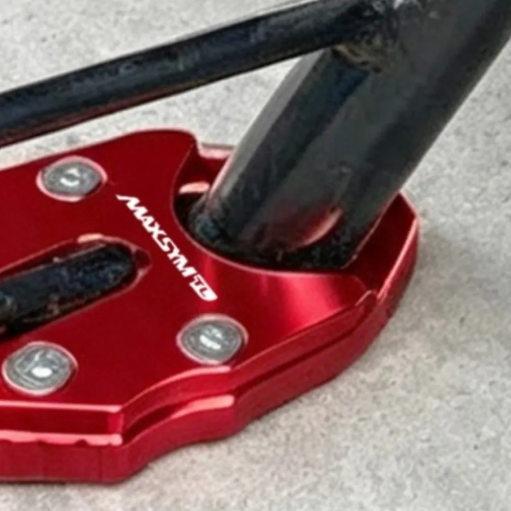 Motorcycle Kickstand Foot Side Stand Extension Enlarger Support Plate Pad For SYM Maxsym TL500 TL508 MAXSYM TL 500 508 2019-2026