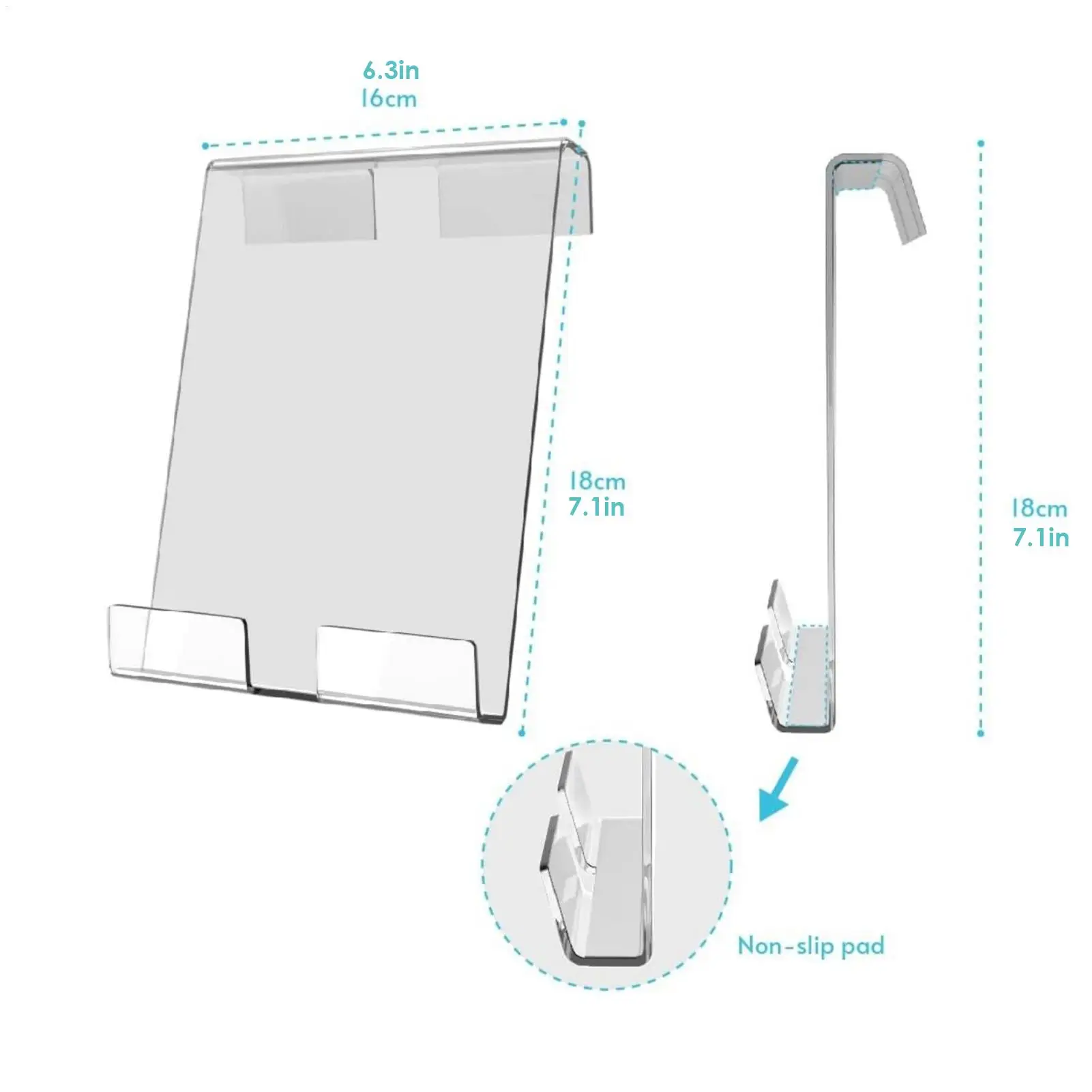 Подставка для планшета для велотренажера, акриловая подставка для телефона для велотренажера, аксессуар для домашнего фитнеса, тренажерный зал, кронштейн для планшета для беговой дорожки
