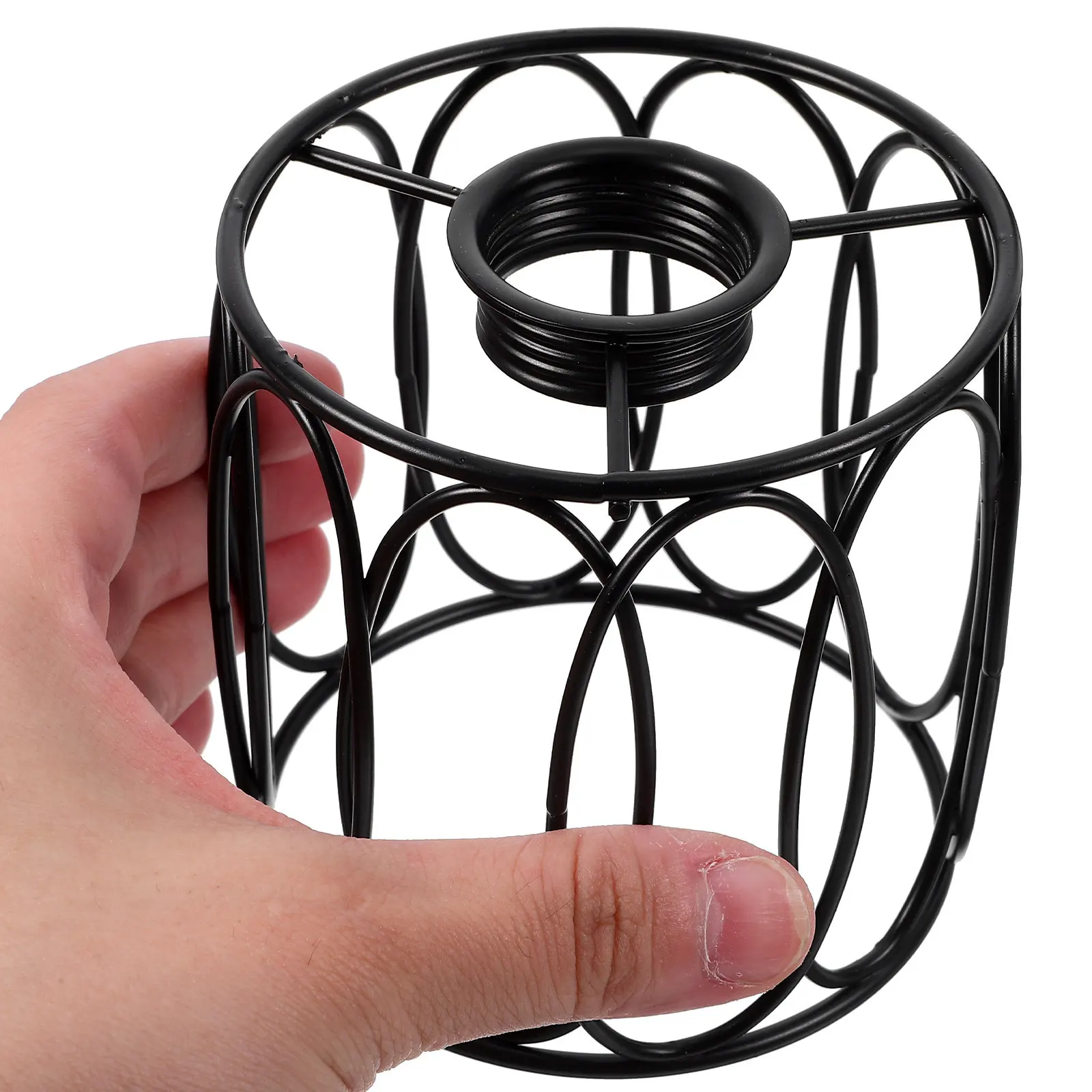 

Металлический ажурный подвесной плафон E14 для потолочного светильника, маленький, в деревенском стиле, для замены