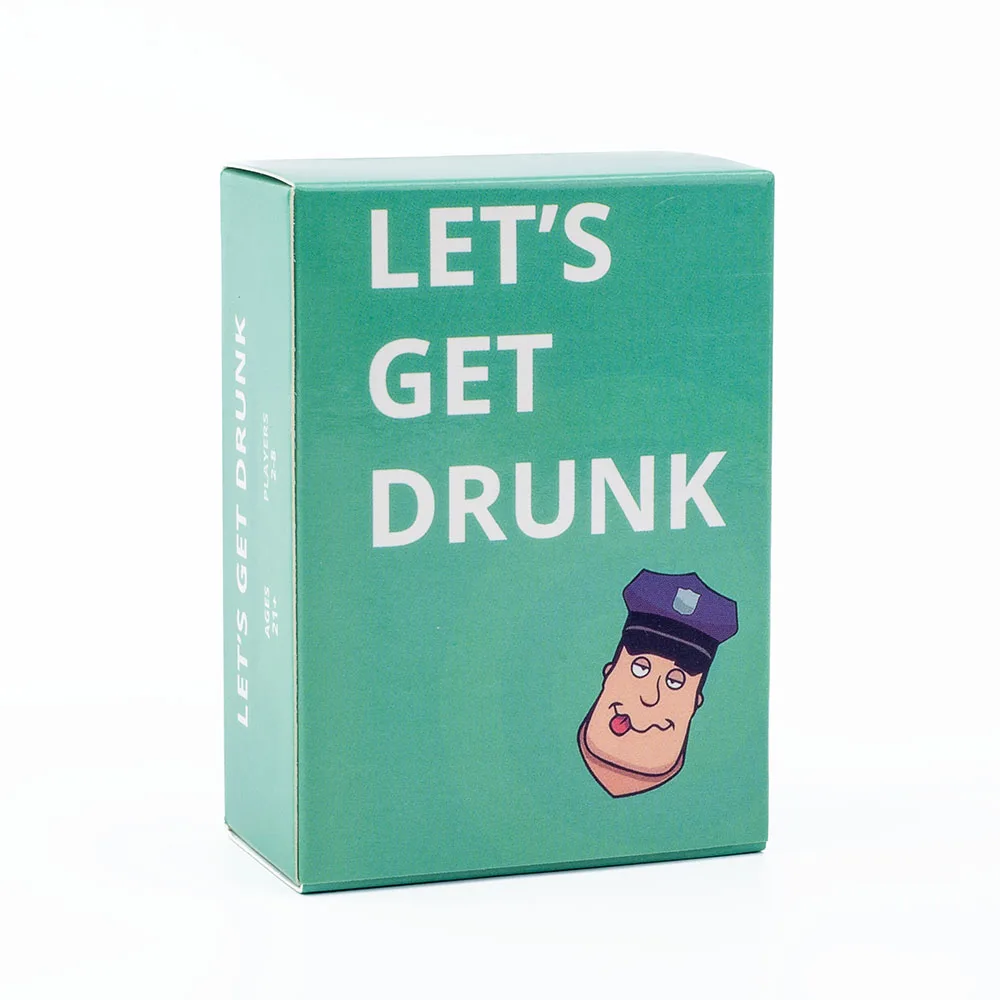 88 stücke lassen Sie uns betrunken trinken Kartenspiel in Box englische Version für Partys borad Spiele 8,8x6,3 cm – Detail 2