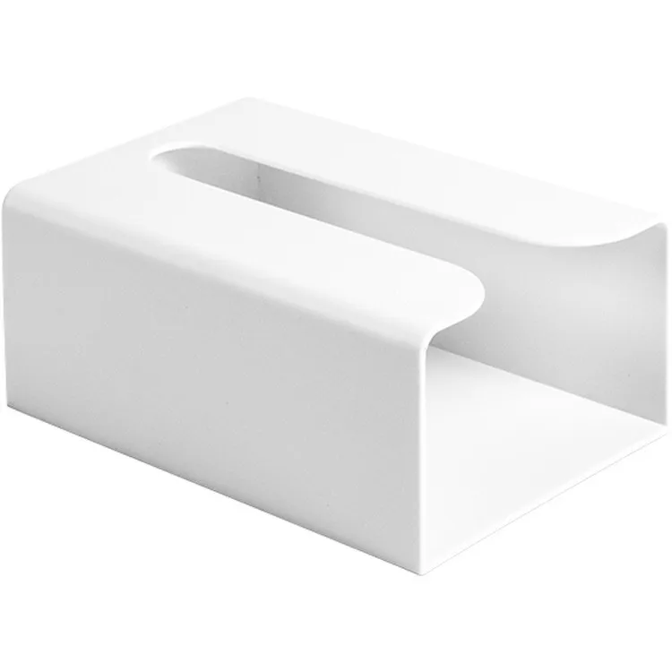 Wasserdichter, an der Wand montierter Taschentuchbox-Organizer – stanzfreie Badezimmeraufbewahrung mit Federpapierhandtuchhalter