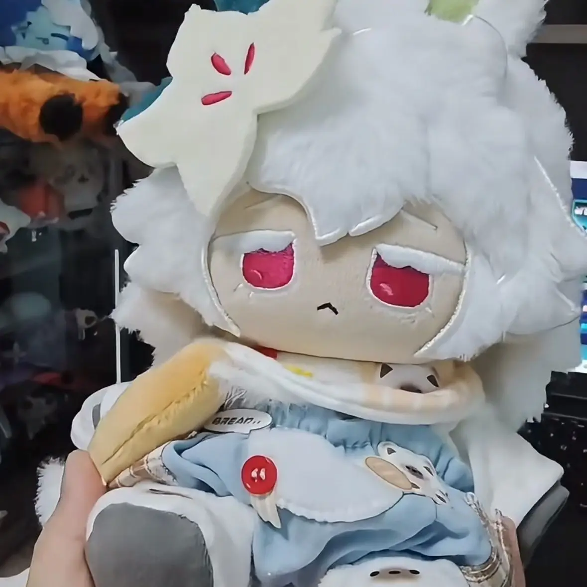

20CM New Shadow Milk Cookie Plush Dolls Body Cartoon Game Peripherals Cosplay Dress Up Cotton Doll Clothes Change Toy Kids Gifts