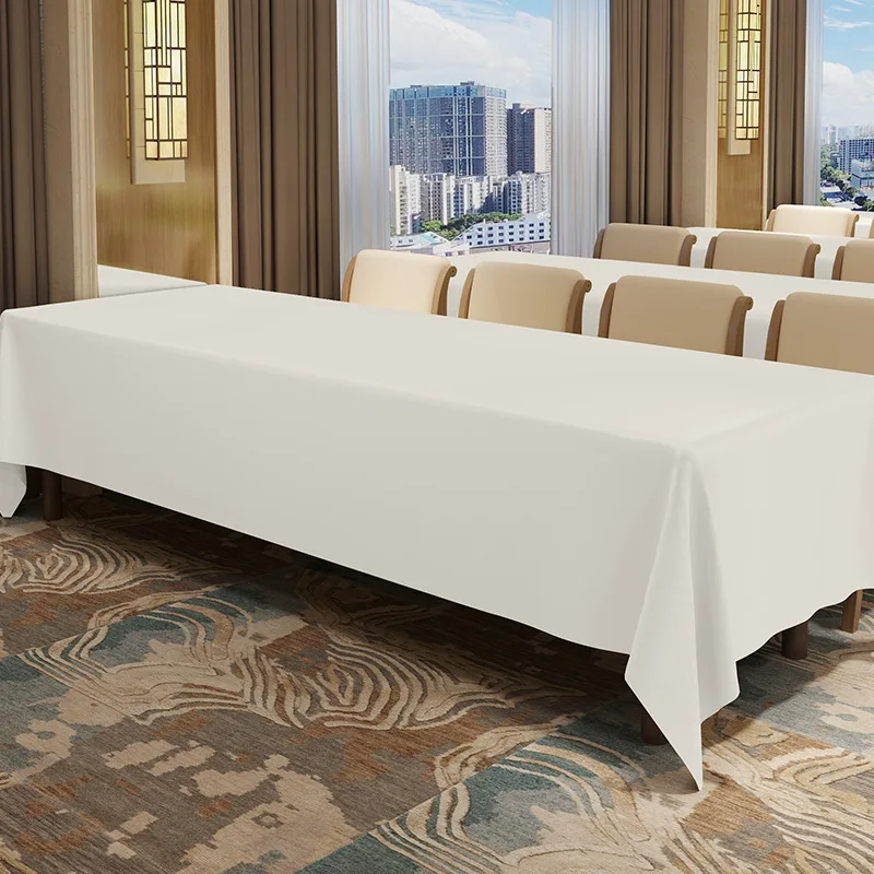 

211-JIN Hotel Exhibition Living Room Office Business Meeting Long Waterproof Rectangular Light Luxury Tablecloth