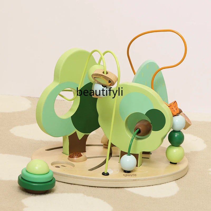 

Creative Multifunctional Bead Winding Baby Beading Educational Early Education Children's Rope Toys