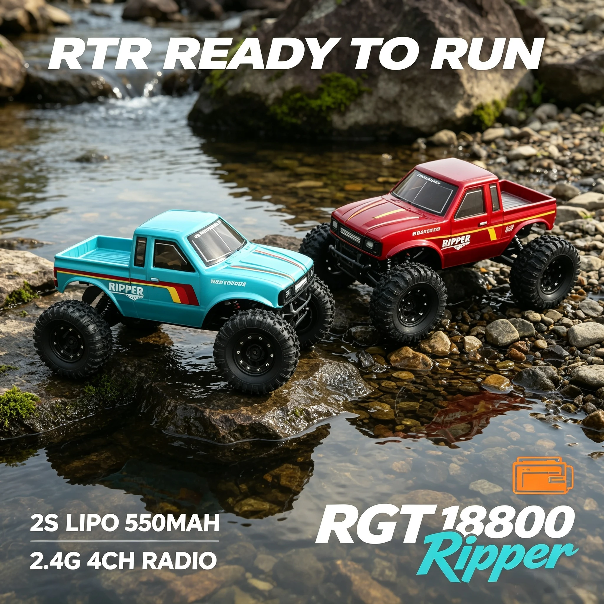 RGT 18800 Ripper 1/18 RC Rock - Outdoor Power Meter Bike recensione e prezzo