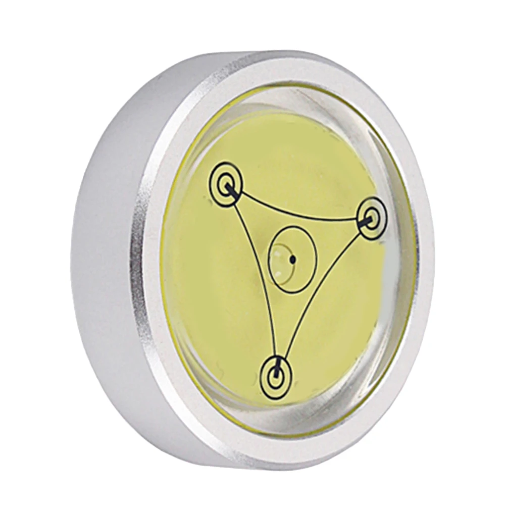 

Vinyl Records Balance Instrument Disc Stabilizer Turntable Level Silver Aluminum Material Lightweight Adjust CD Player Sound