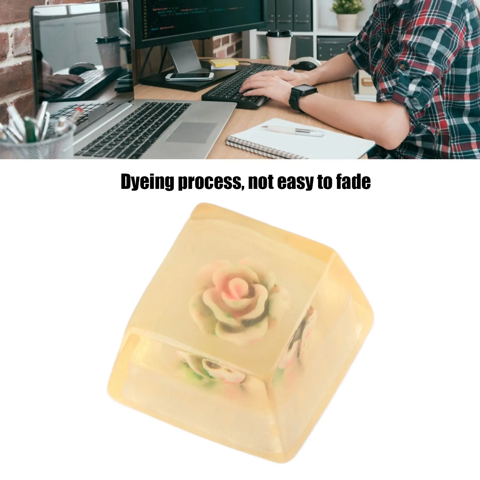 키캡 키보드 키캡 귀여운 키캡 레진 키캡 수제 부식 방지 기계식 키보드 액세서리