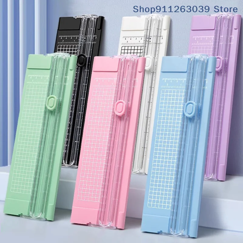 1 Pc A4 Bidirectional Cutting Paper Cutter With Pull-out Ruler For Photo Trimmers Scrapbook Lightweight Cutting Mat Machine