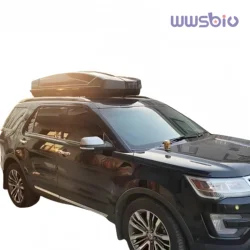 850L Large Capacity Auto Luggage Roof Box ABS Waterproof White Camping Roof Cargo Rack Cargo Carrier