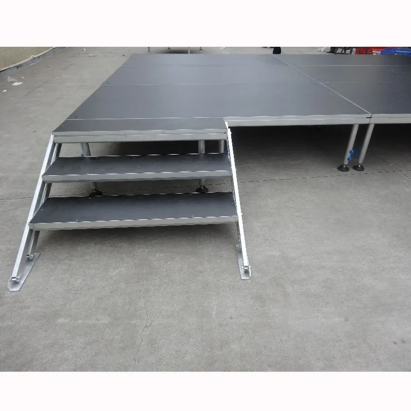 Easy assembly portable stage flexible riser lightweight stage for festival performance