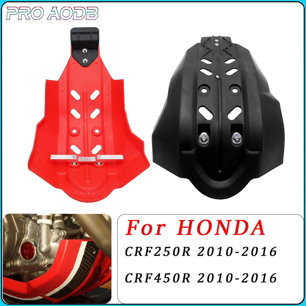 

Motorcycle Skid Plate Engine Guard Cover Protector For Honda CRF 250R 450R Dirt Pit Bike 2010 2011 2012 2013 2014 2015 2016 MOTO